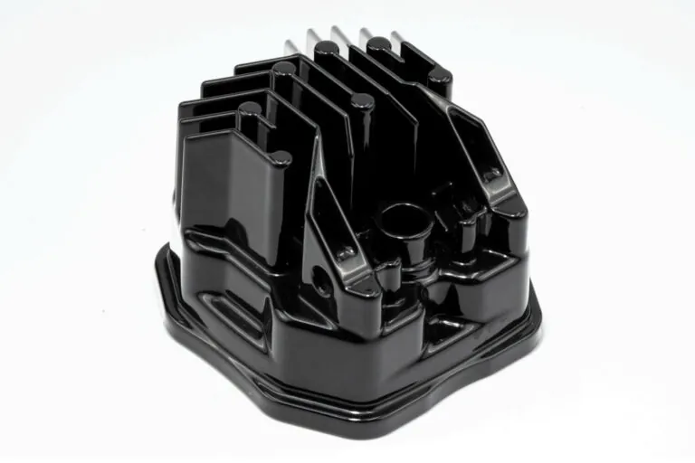 鋁合金壓鑄LED外殼客製黑白液體塗裝，兼具美觀外觀與耐用保護，適用OEM產品應用